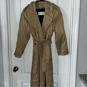 Vintage Trendy Wool Trench Coat